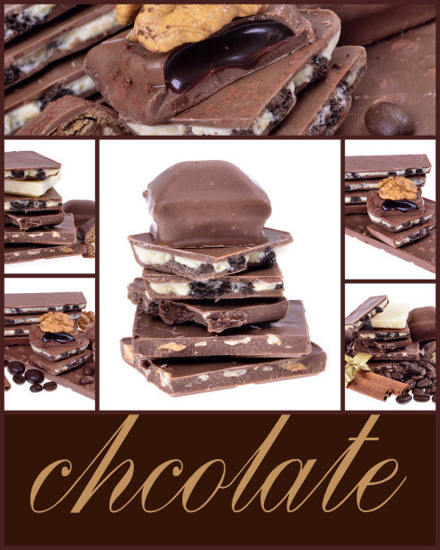 巧克力和坚果图片下载