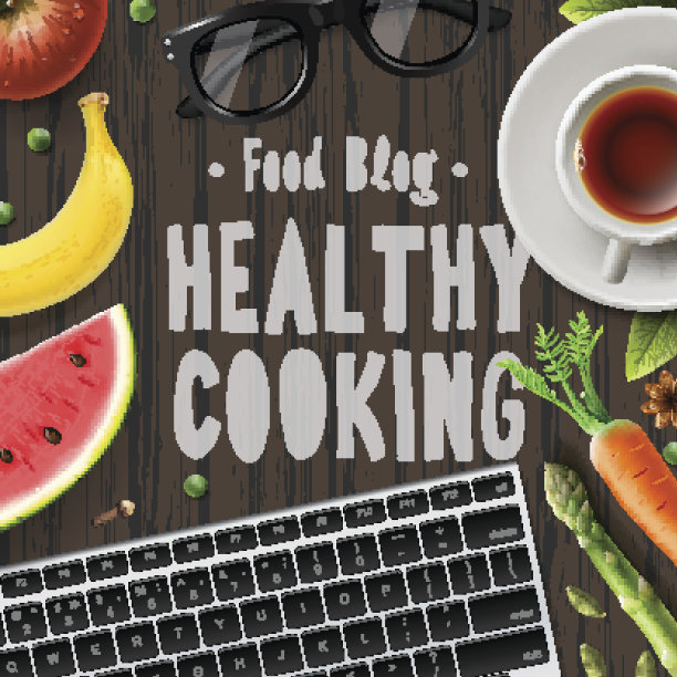 美食博客，健康烹饪，生活方式图片下载
