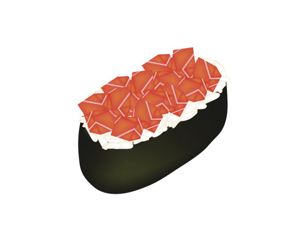 三文鱼寿司或三文鱼手握寿司图片下载