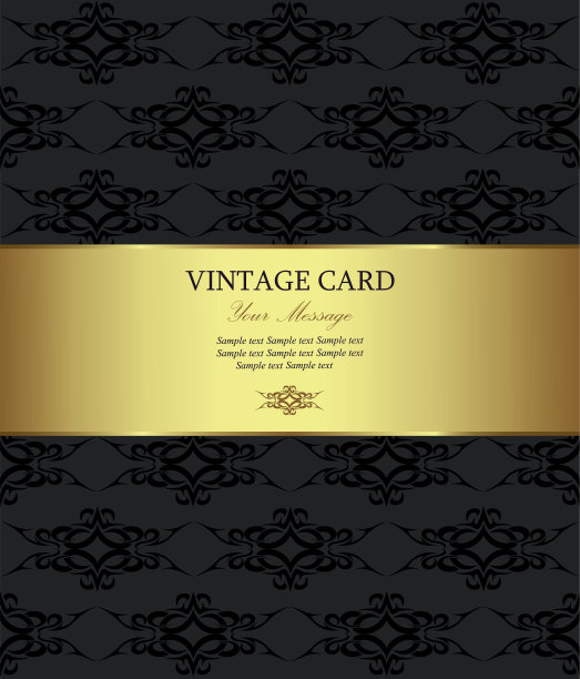 金色的卡片图片下载