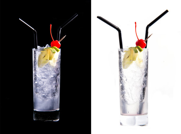 加冰樱桃的鸡尾酒图片下载