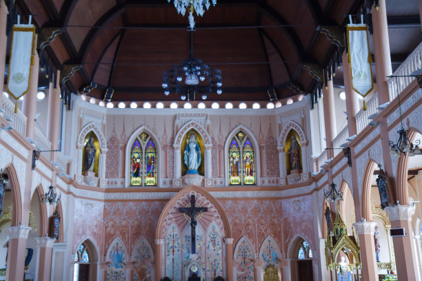 泰国昌塔布里的圣母无玷圣像大教堂图片下载