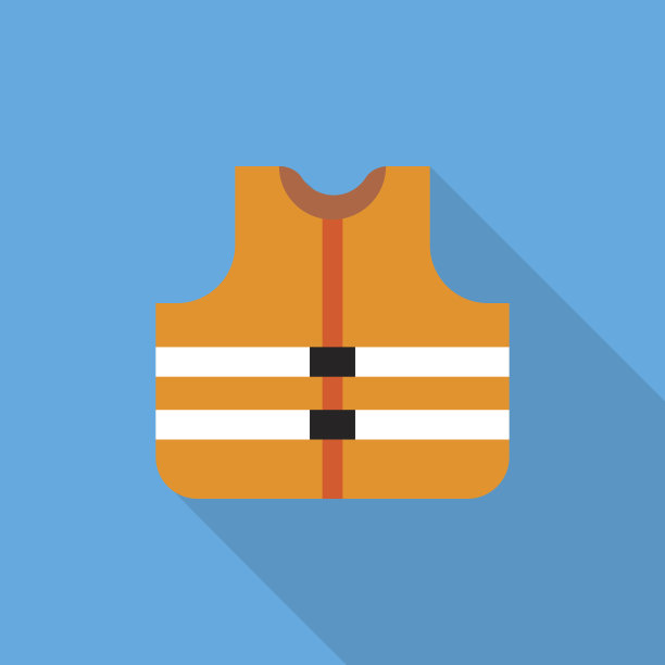 橙色的安全背心图片下载