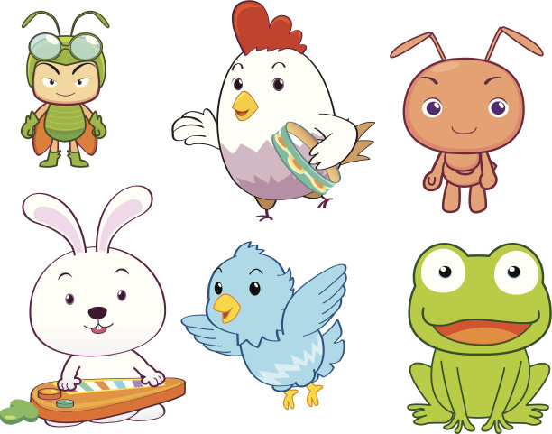 卡通动物组图片下载