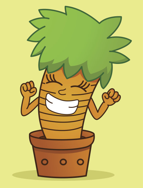 快乐的植物图片下载