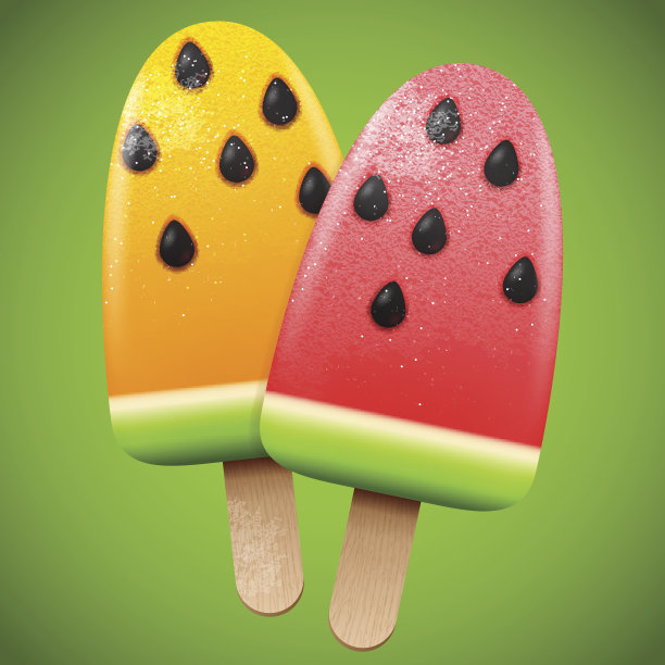 西瓜汁冰淇淋图片下载