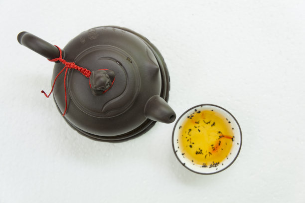 茶饮炎炎午后陶艺概念图片下载