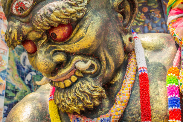 巨大的雕像的脸图片下载