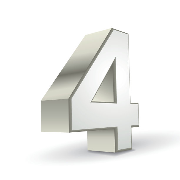 3d闪亮的银4号图片下载