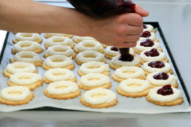 糖果馅的糕点图片下载