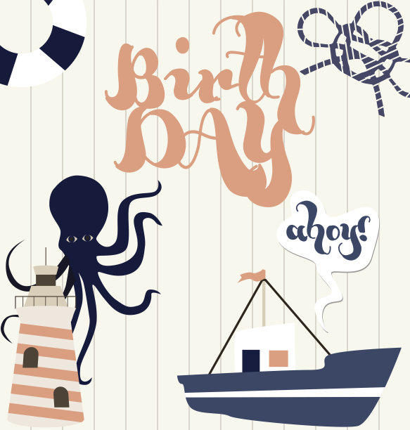 复古的航海卡图片下载