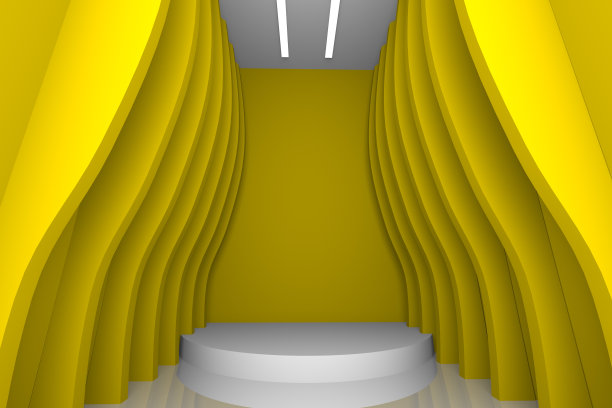 抽象的黄色的墙图片下载