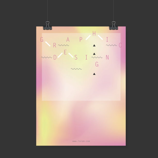 抽象海报模板设计图片下载