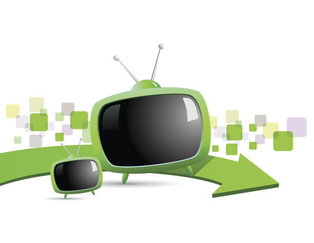 绿色电视作文图片下载