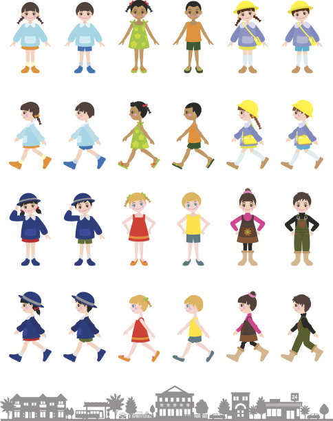 各种人物/儿童的插图图片下载