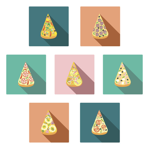 片披萨图标。图片下载