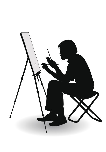 艺术家的画图片下载