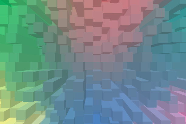 色彩斑斓的迷幻结晶背景图片下载