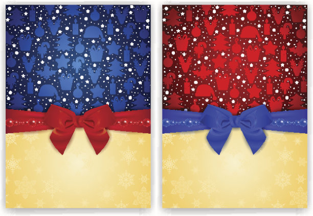 圣诞贺卡模板图片下载