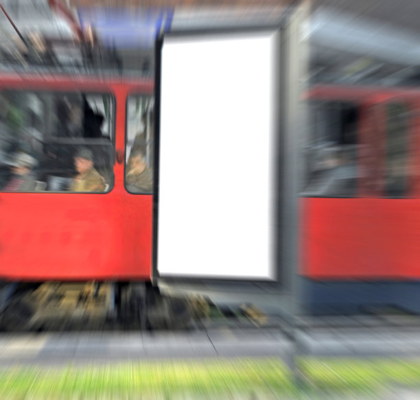 空白的广告牌准备新的广告图片下载