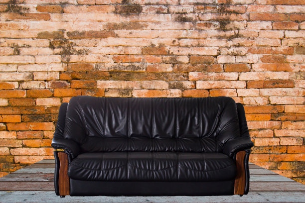 漂亮豪华的皮沙发图片下载