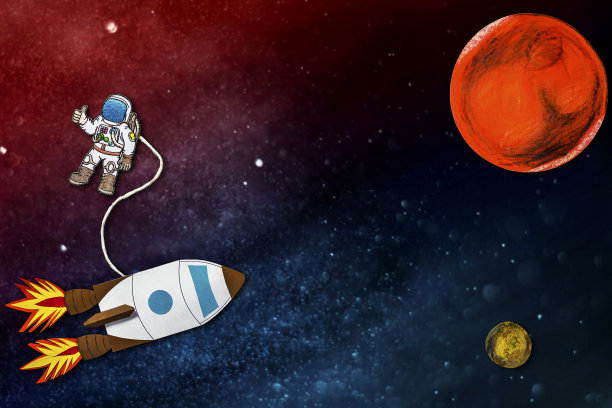 空间概念来源于纸张和颜色。图片下载