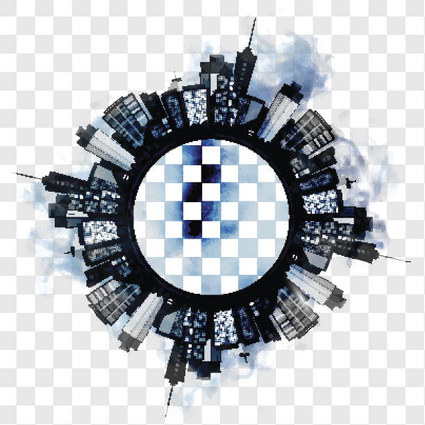 向量的现代城市。图片下载