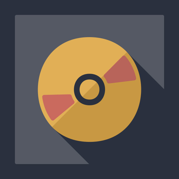 带有阴影盘的平面现代设计图片下载