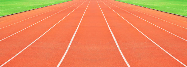 运动场跑道的橡胶标准图片下载