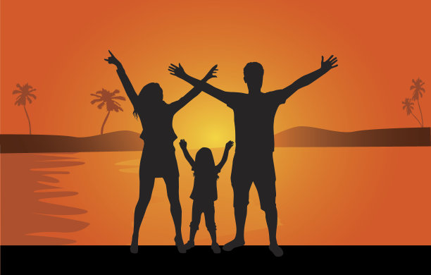 家庭度假图片下载