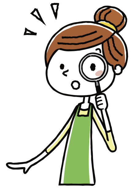 兼职妇女放大镜图片下载