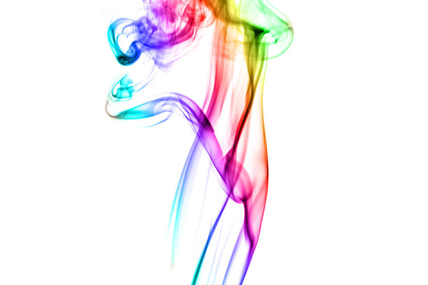 五颜六色的烟雾图片下载