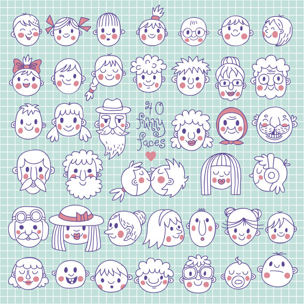 有趣的脸图片下载