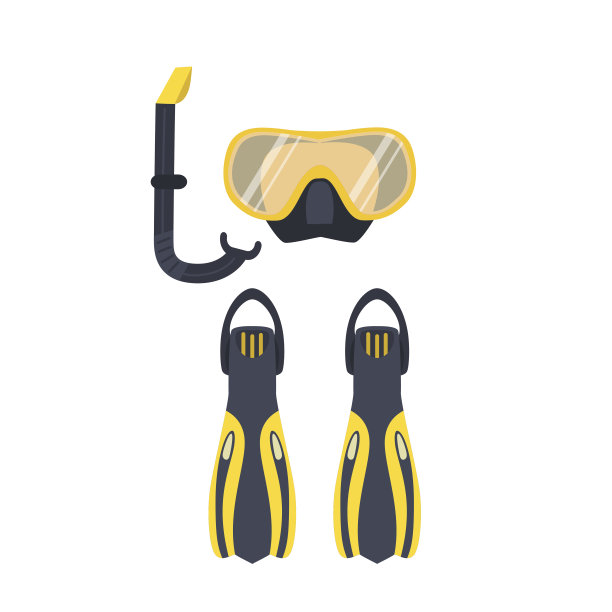 水下活动矢量图标图片下载