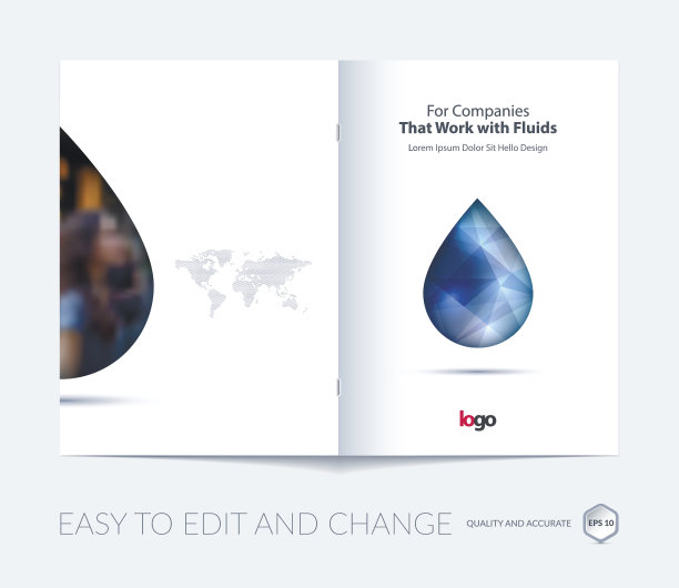 宣传册模板布局、封面设计、年报、杂志、图片下载