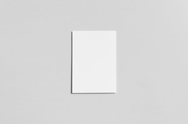 A6双折/半折宣传册模型-背面图片下载