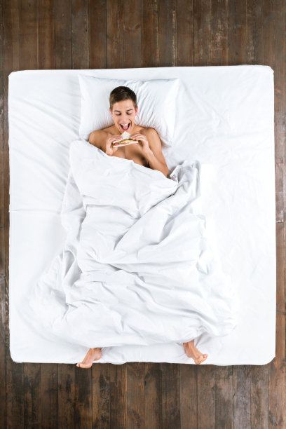 俯视图照片睡觉的人图片下载