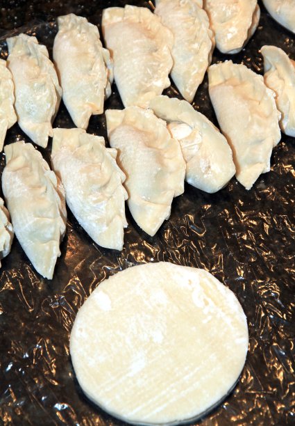 家里做饺子素材图片