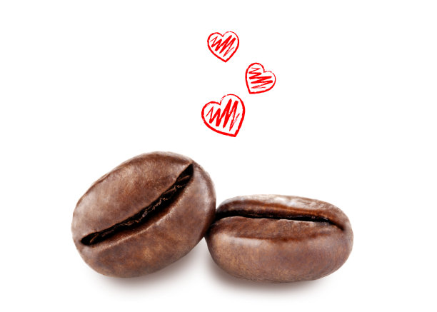 心形咖啡豆图片下载