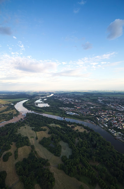 马格德堡和索尔贝克湖的景色图片下载