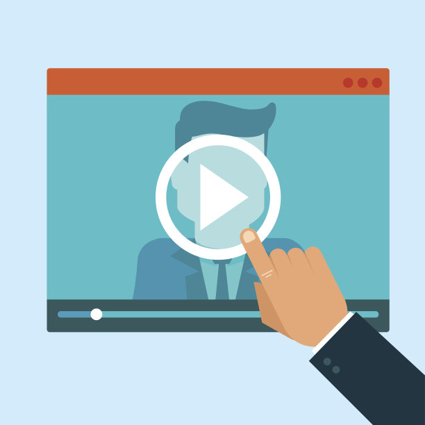 平面风格的矢量网络研讨会概念图片下载