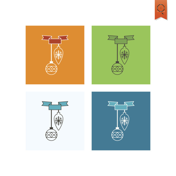 圣诞彩带舞会图片下载