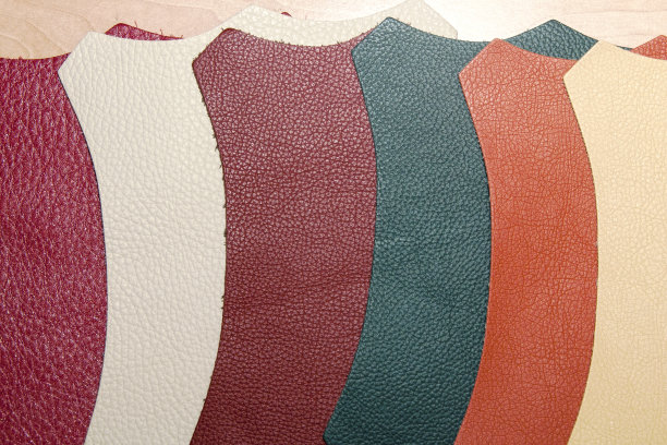 带针脚的真皮内饰样品图片下载