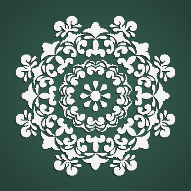 曼荼罗装饰元素图片下载