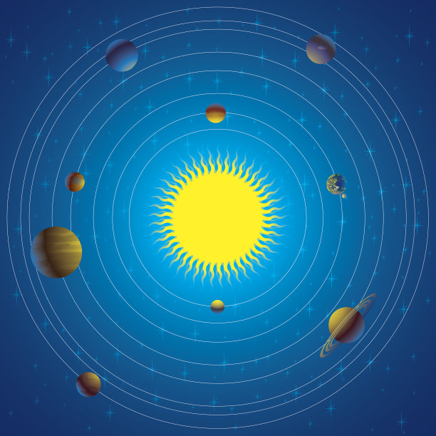 太阳系素材图片