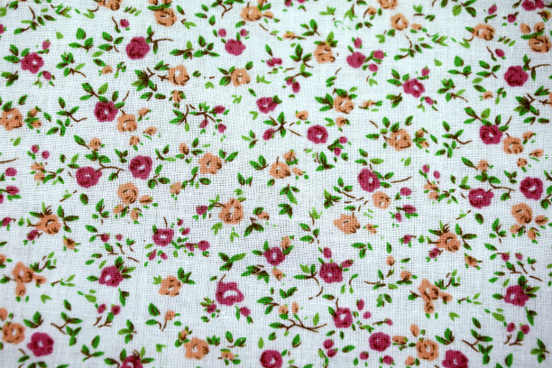 花卉织物图案背景图片下载