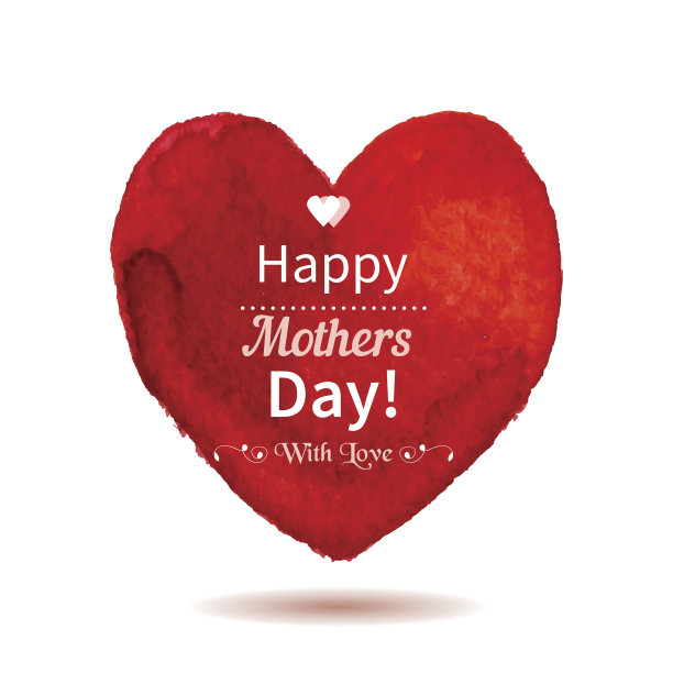 母亲节贺卡设计。图片下载