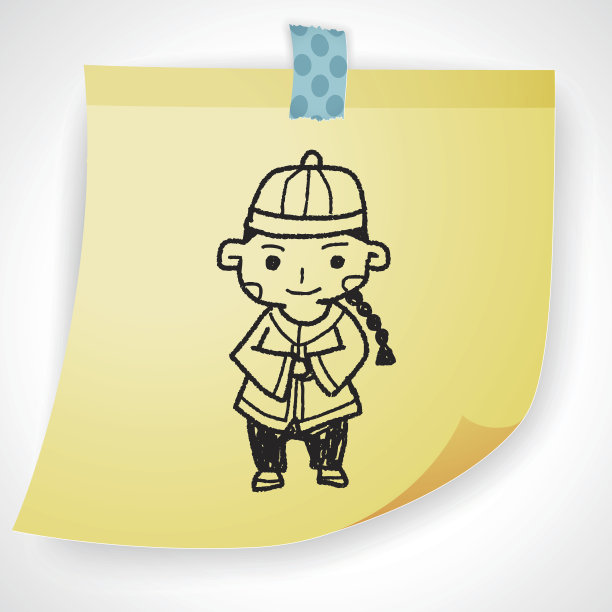 中国男孩涂鸦图片下载