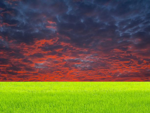 河上的日落图片下载