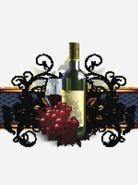 葡萄酒和葡萄树图片下载